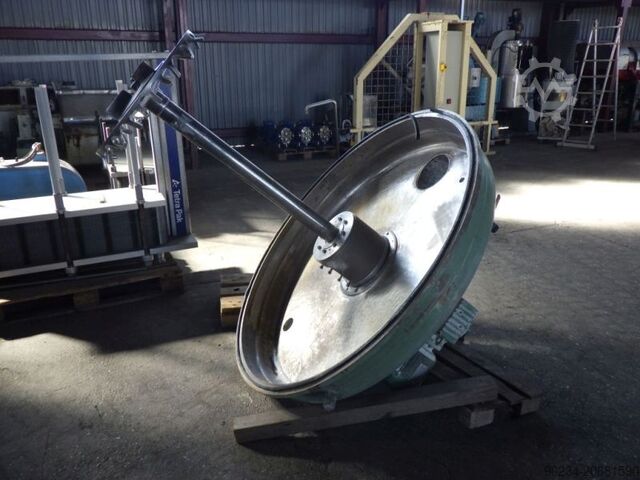 Dissolver 45 kW par Drais modèle RN 3-45 AS VAC pour fonctionnement sous vide avec cuve de mélange 2 DRAIS RN 3-45 AS VAC