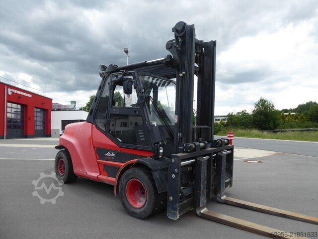 Chariot élévateur à fourche diesel Linde H80D-03/1100