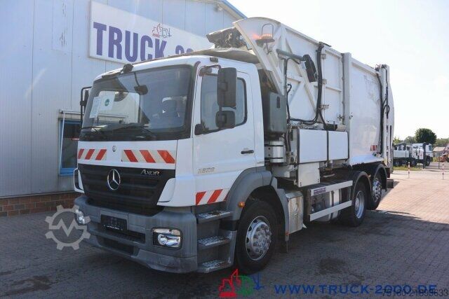 Vuilniswagen Mercedes-Benz Axor 2529 Faun Überkopf Frontlader 25 m³ 1.Hand