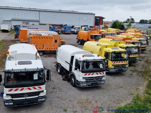 Veegmachine Mercedes-Benz Atego 1524 Bucher Johnston VS650 Deutsches Gerät