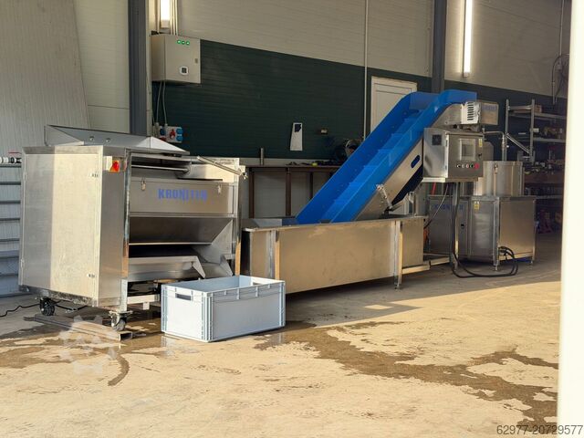 Linia do obierania ziemniaków nożowa 500 kg/h Kronitek AE-KPM500