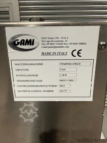 Urządzenia do czekolady Gami T260 Continuous Tempering Machine