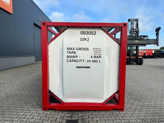 Tankcontainer Consani 20FT ISO / 24.980L / 1-COMP. / UN PORTABLE / T1...