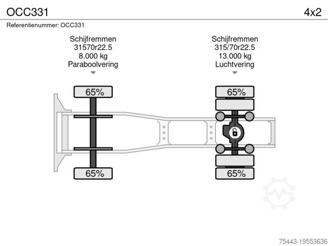 MTS standard DAF XF 480 FT 4x2 - OCC331 - TraXon