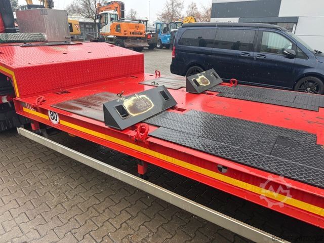 Стандартный седельный тягач MERCEDES-BENZ 1845 Actros mit Goldhofer STN L3 Tieflader Rampe