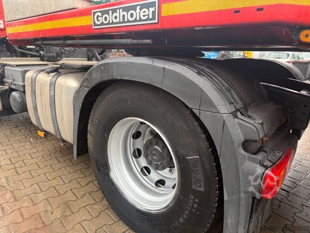 Стандартный седельный тягач MERCEDES-BENZ 1845 Actros mit Goldhofer STN L3 Tieflader Rampe