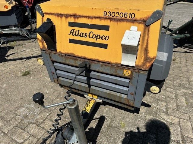 Piekabe ATLAS Atlas-Copco XAS 37, Kompressor, 7bar, Kubota