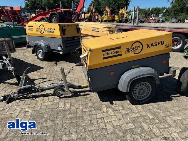 Autopiekabe ATLAS Atlas-Copco XAS 37, Kompressor, 7bar, Kubota