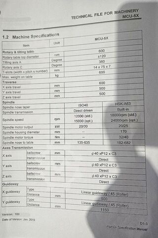 Centro de usinagem vertical Microcut MCU-5X