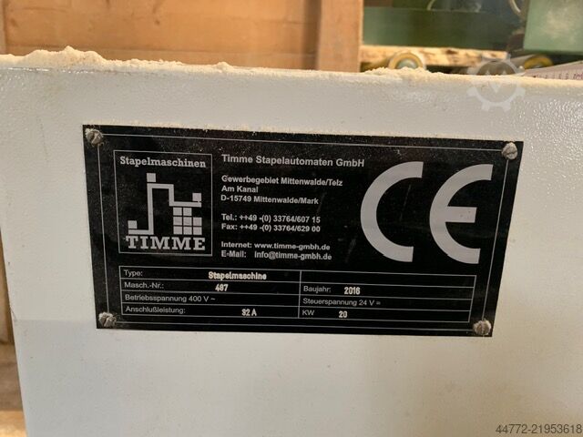 Sistema di impilamento TIMME Stapelautomat