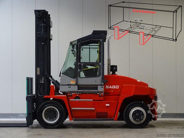 Diesel Forklift Kalmar DCE120-6 - Empty Containers Handler