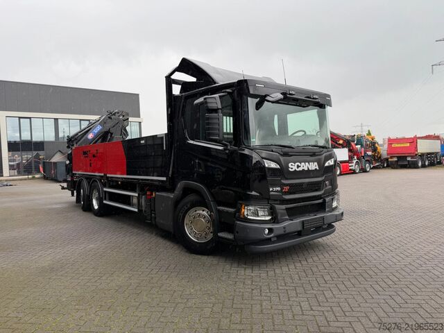 Kranwagen Scania P370 XT 6x2 HMF 3220-K6+Fly jib FJ600-K3 Euro 6D