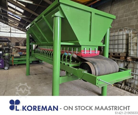Cinta transportadora dosificadora Kleemann con tolva Kleemann Dosing Belt Conveyor with Hopper
