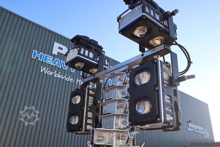 Svetlobni stolp Atlas Copco Hilight H6+ Valid inspection, Max Boom Height 8m,