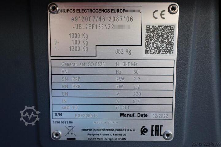 Svetlobni stolp Atlas Copco Hilight H6+ Valid inspection, Max Boom Height 8m,