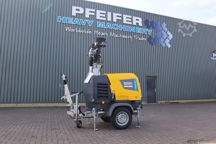 Svetlobni stolp Atlas Copco Hilight H6+  Valid inspection, Max Boom Height 8m,