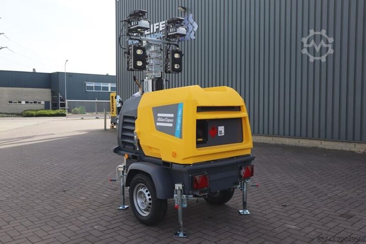 Svetlobni stolp Atlas Copco Hilight H6+  Valid inspection, Max Boom Height 8m,