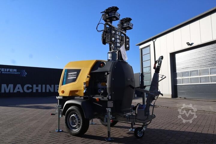 Svetlobni stolp Atlas Copco Hilight H6+ Valid inspection, Max Boom Height 8m,