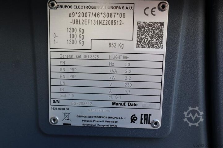 Svetlobni stolp Atlas Copco Hilight H6+ Valid inspection, Max Boom Height 8m,