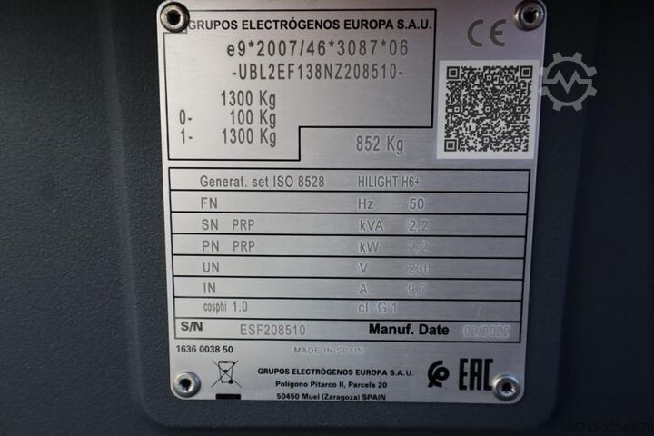 Svetlobni stolp Atlas Copco Hilight H6+ Valid inspection, Max Boom Height 8m,