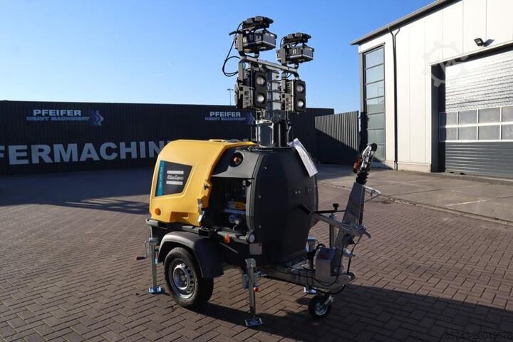 Svetlobni stolp Atlas Copco Hilight H6+ Valid inspection, Max Boom Height 8m,