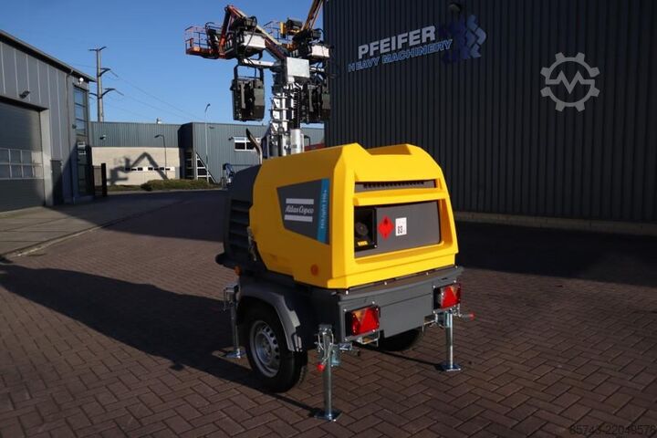 Svetlobni stolp Atlas Copco Hilight H6+ Valid inspection, Max Boom Height 8m,