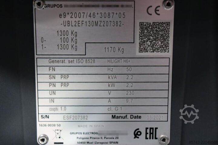 Svetlobni stolp Atlas Copco Hilight H6+ Valid inspection, Max Boom Height 8m,
