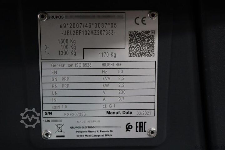 灯塔 Atlas Copco Hilight H6+ Valid inspection, Max Boom Height 8m,