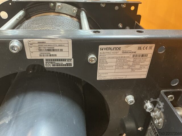 מנוף זרוע Verlinde 5.000 KG X 13,227 mm