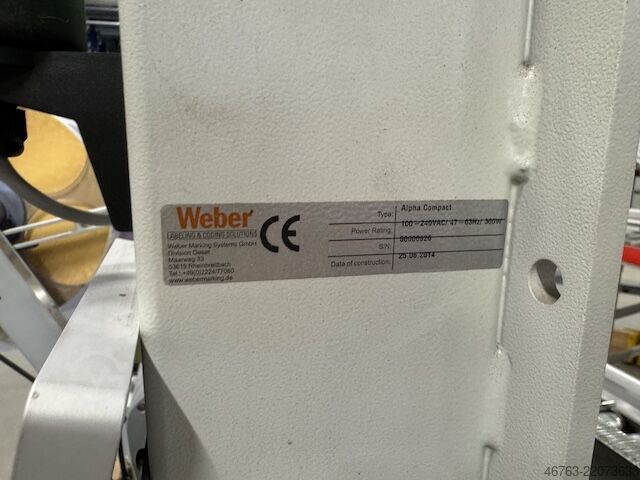 Máquina procesadora de carne Weber Alpha Compact