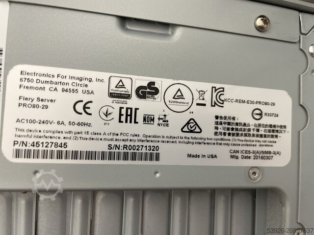 Máy in kỹ thuật số Xerox Colour C60 incl. Fiery only 223.000 clicks