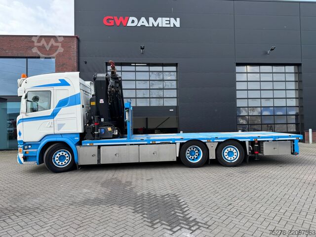 Автомобил с кран Scania R450 6x2 HMF 5020-K7+2 ,Winch Euro 6