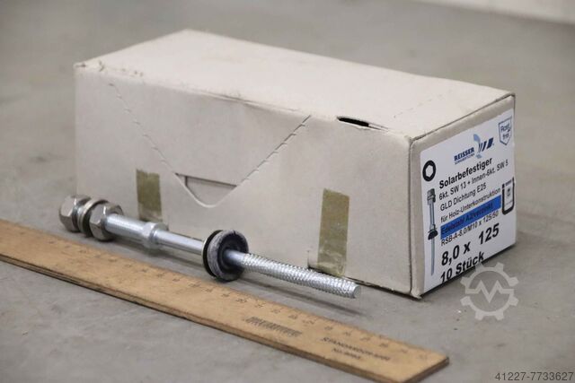 Solarbefestiger 8,0 x 125 10 Stück Reisser RSB-A-8,0/M10 x 125/50