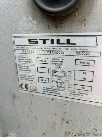 Carretilla elevadora frontal STILL 3 x vorhanden Still RX70-35-1x Diesel-2x Gas