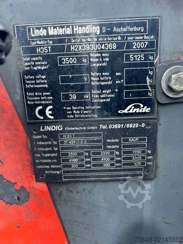 Carretilla elevadora frontal LINDE 2 x vorhanden Linde H35T Gas