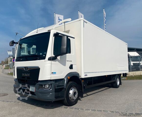 Kamion s sandukom MAN TGM 15.290 BL/Koffer/3Sitzer/NL8,0 To/LBW/17 tkm