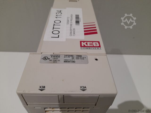 周波数コンバーター 7.5kW ＋ フィルター KEB 