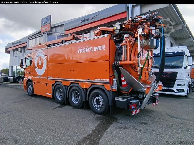 Autocisterna a vuoto MAN TGS (TG3) 35.510 8x4-4 BL CH MÜLLER Canalmaster