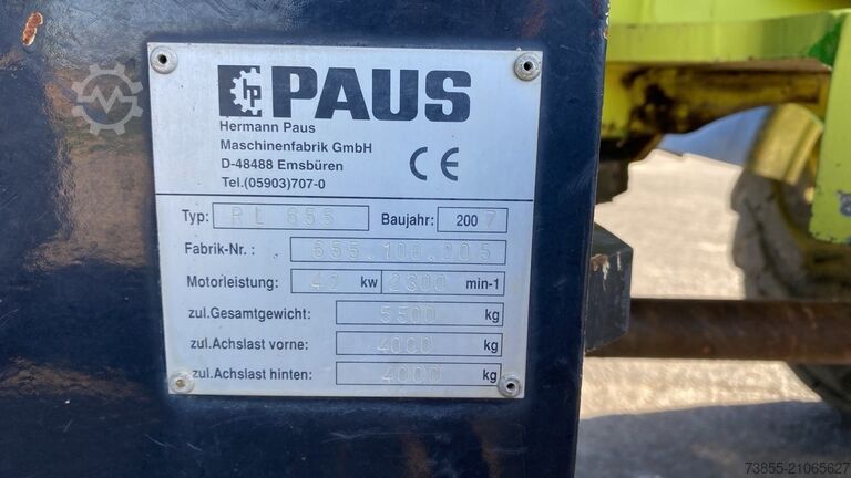 Radlader Paus Rl 655