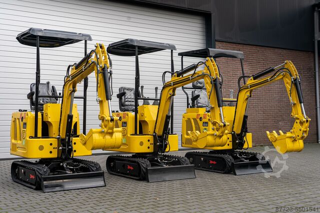 Mini gërmues Mini ekskavator Gunter Grossmann GG 800.