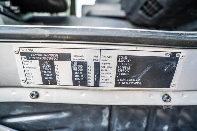 Tipper SCANIA G 450 - KIPPER / TREKKER