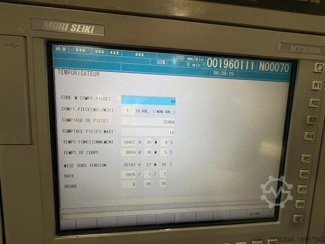 CNC-bewerkingscentrum voor draaien en frezenCNC-draaien-frezen bewerkingscentrum Mori Seiki NLX1500SY