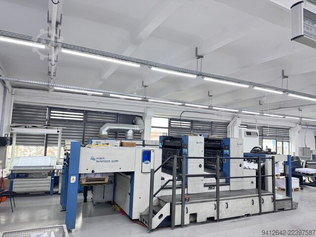 Ofset baskı makinesi KBA Rapida 105-2SW1 PWVA