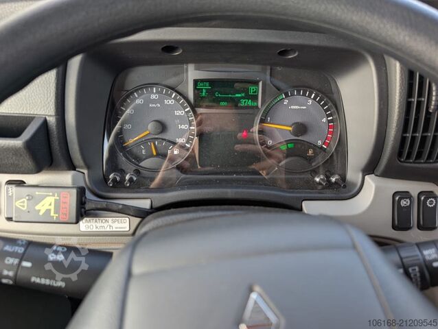 фургон з автокраном на шасі вантажівки Fuso Canter 9C18 Fassi M40 Pritsche 4,5 m