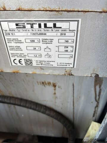 Paliktoru krautņi Still EXV 12i