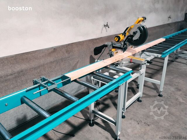 Cross-cut saw - set with rollers - 7m 