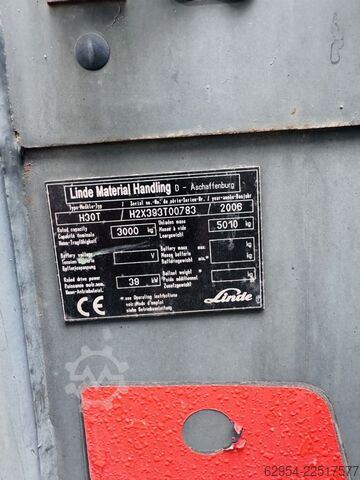 एलपीजी फोर्कलिफ्ट्स Linde H 30 T Triplex Kabine