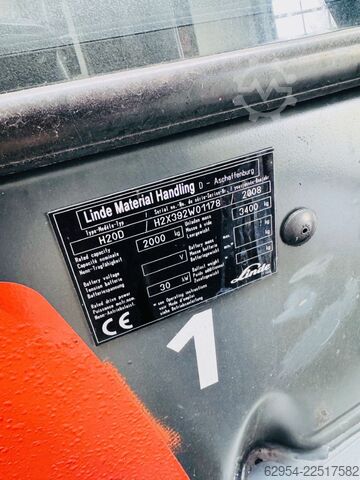 डीजल फोर्कलिफ्ट्स Linde H 20 D Kabine
