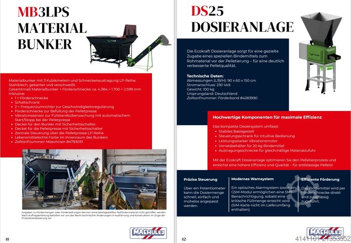 Granulių presas Ecokraft LP22