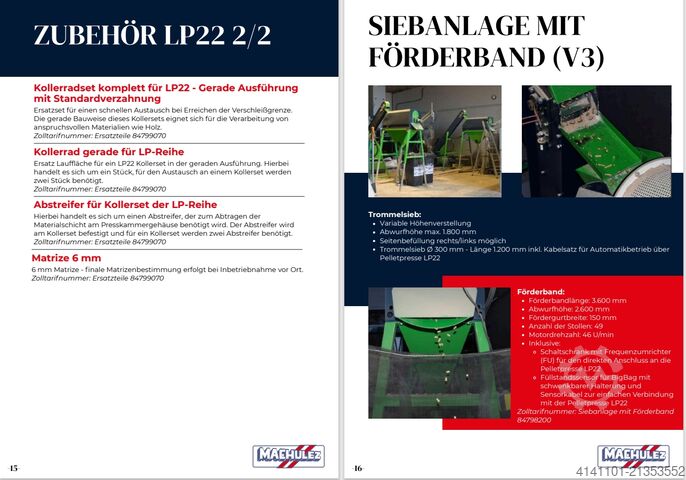 Granulių presas Ecokraft LP22